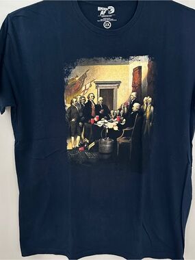 Founding Fathers Funny Beer Kegger Party T-shirt 2XL Shirt - 4th Of July Gear